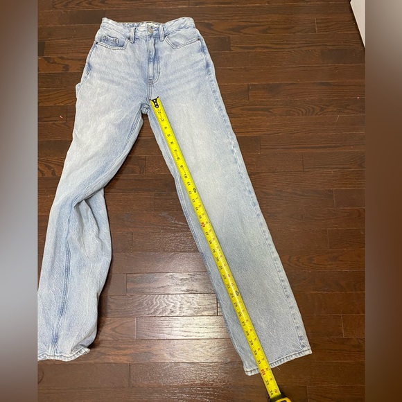 PacSun 90s Boyfriend Jeans, Size 23, Light Indigo Blue, 100% Cotton - Picture 5 of 14